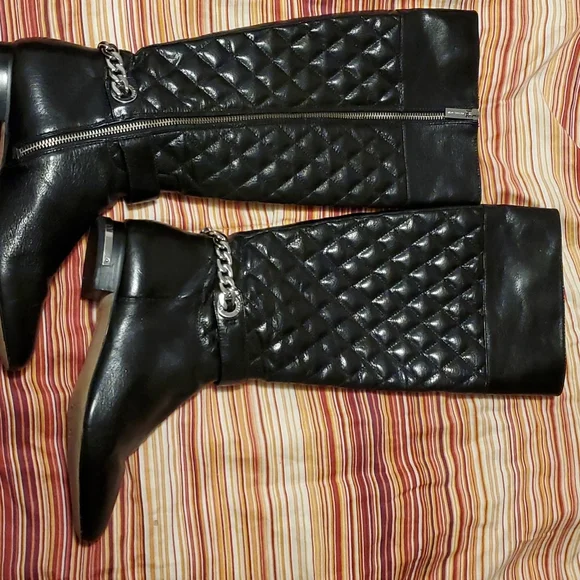 COPY - MICHEAL KORS AUTHENTIC LEATHER Jkt Sz 2,Heels 7.5 Boots 8M Purse All 4 p… - Picture 11 of 16